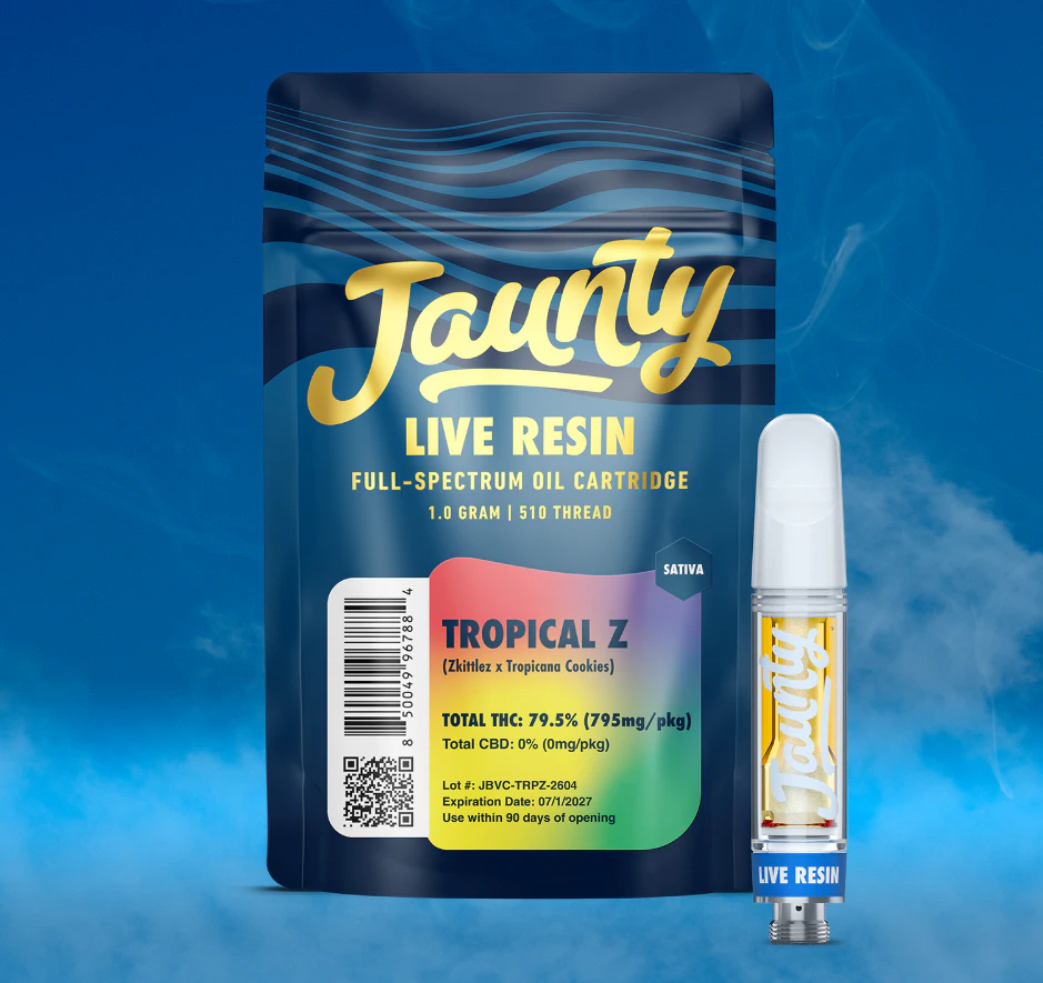 Jaunty - TROPICAL Z VAPE CART - JAUNTY - 1g Main Image