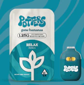 Potters 1.25G AIO Gone Bananas Live Resin Disposable