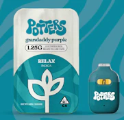Potters 1.25G AIO Grandaddy Purple Live Resin Disposable