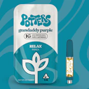 Potters 1G Grandaddy Purple Live Resin Cartridge