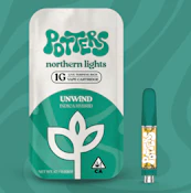 Potters 1G Northern Lights Live Resin Cartridge