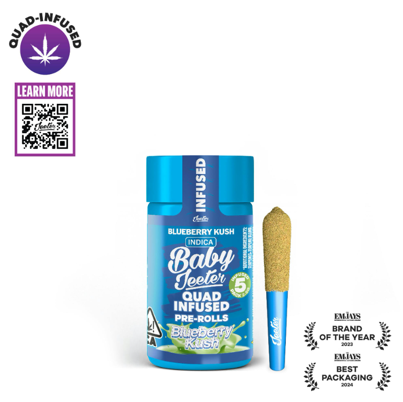 Jeeter: Baby Jeeter - Blueberry Kush - X 5