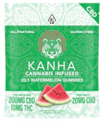 Kanha - Classic CBD - Watermelon  20:1 - Gummies - 10pk - 100mg
