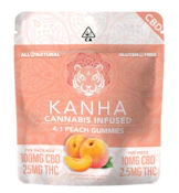 Kanha - Classic CBD - Peach 4:1 - Gummies - 10pk - 100mg