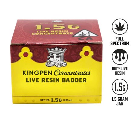 KINGPEN - Kingpen - Concentrate - Live Resin Badder - Papaya Bomb - 1.5G Main Image