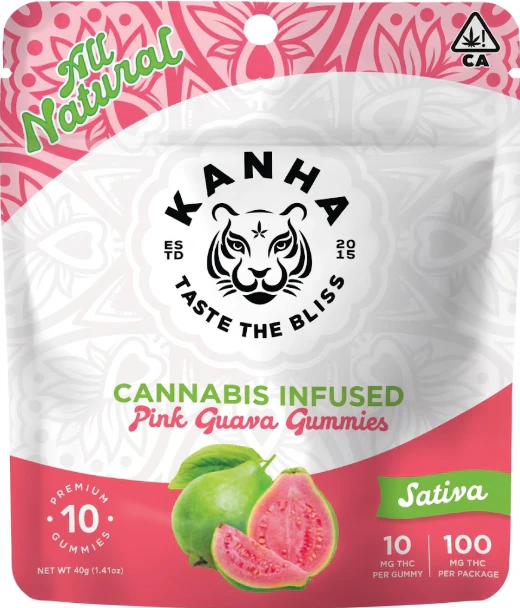 KANHA - Kanha - Classic - Pink Guava - Gummies - 10pk - 100mg Main Image