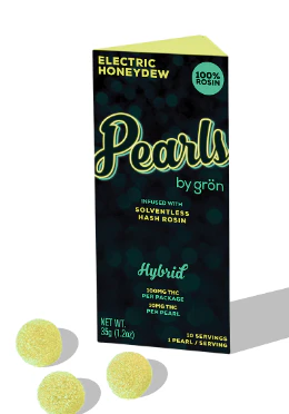 GRON - Gron | Edible | Electric Honeydew | Hash Rosin Edibles | 10mg | Hybrid Main Image