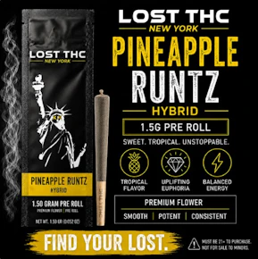 Lost THC | Pre-Roll | Pineapple Runtz | 1.5g