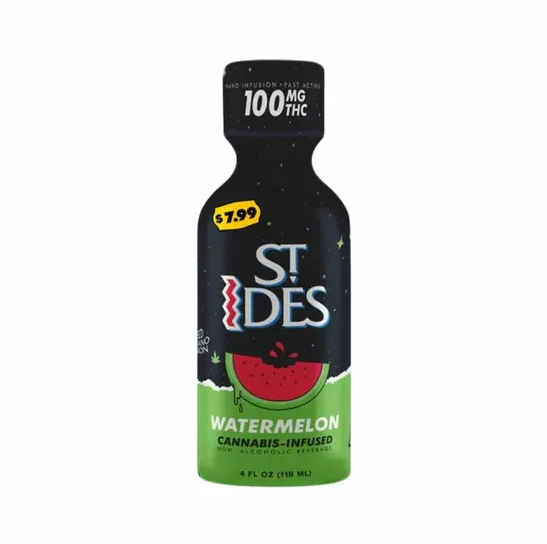 ST IDES - ST. IDES: Watermelon 4oz Shot 100mg (H) Main Image