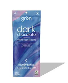 Gron | Edible | Infused | Dark Chocolate With Vanilla Bean Seasalt | 1:1:1 THC;CBD;CBN | 100mg