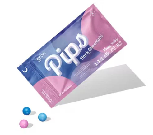 Pips - Pips | Edibles | Chocolates | Infused - Dark Chocolate - 1:1:1 CBD;CBN;THC - 20PCS Main Image