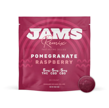 JAMS - JAMS Fast Acting Ratio Jellies Raspberry Pom (H) 01711 Main Image