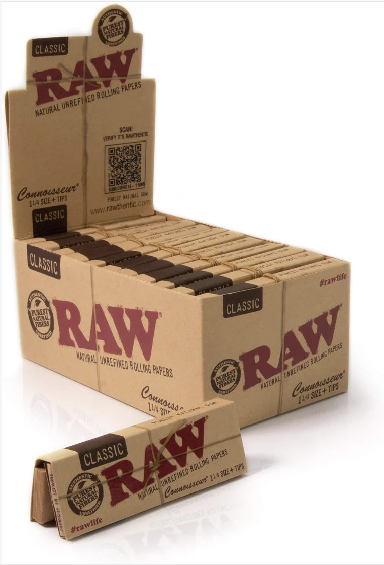RAW - RAW - Connoisseur 1¼ With Tips Main Image