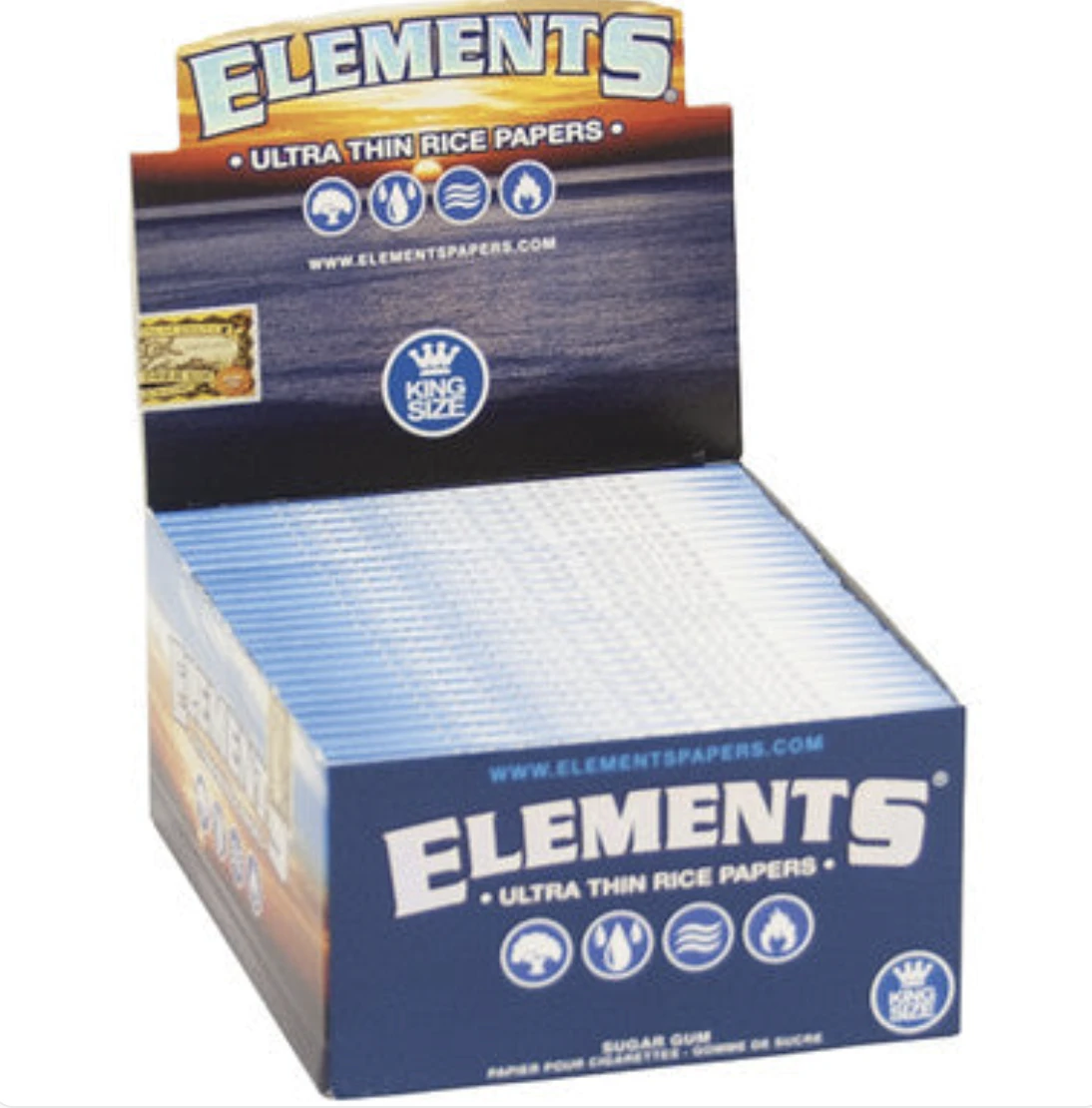 Elements - Elements Ultra Rice Papers King Size Main Image