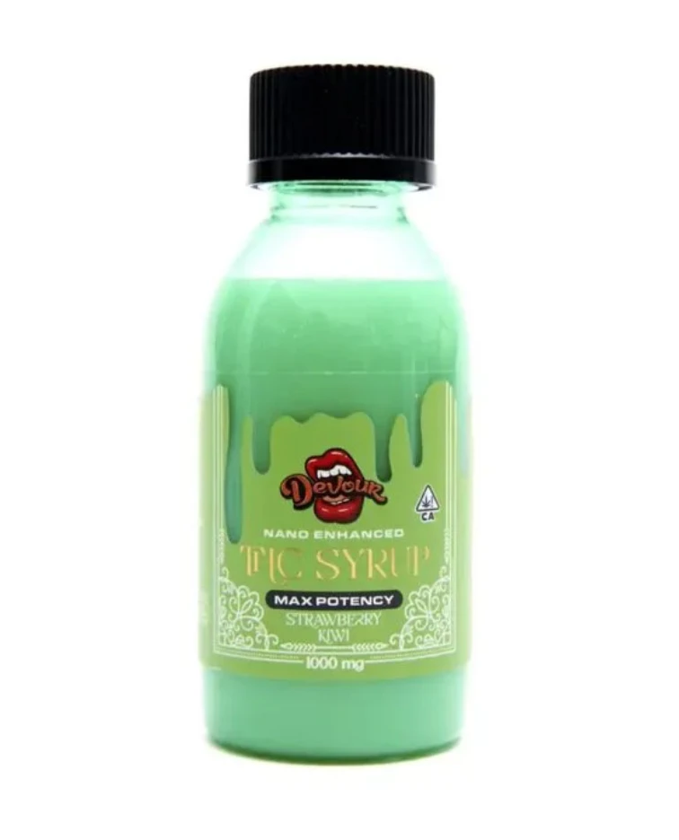 Devour - Strawberry Kiwi - 1000mg Nano Enhanced THC Syrup (Devour) Main Image
