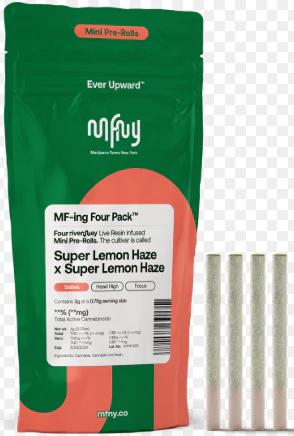 MFNY - MFNY - Super Lemon Haze x Super Lemon Haze - 4pk Live Resin Infused Prerolls Main Image