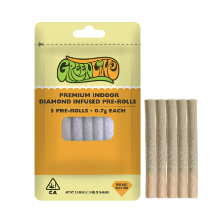 Greenline - Greenline - Preroll - Citrus Jack - 5pk Main Image