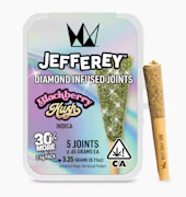 Blackberry Kush - Jefferey Infused Joint .65g 5 Pack