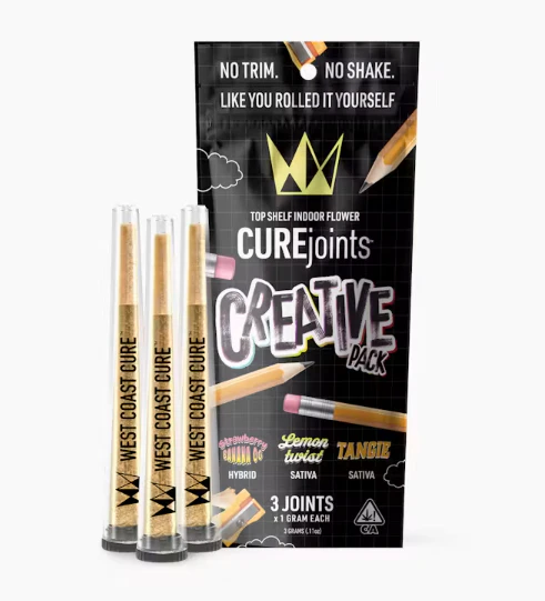 West Coast Cure - Creative Pack - Top Shelf CUREjoint Variety Pack 3 x 1G Main Image