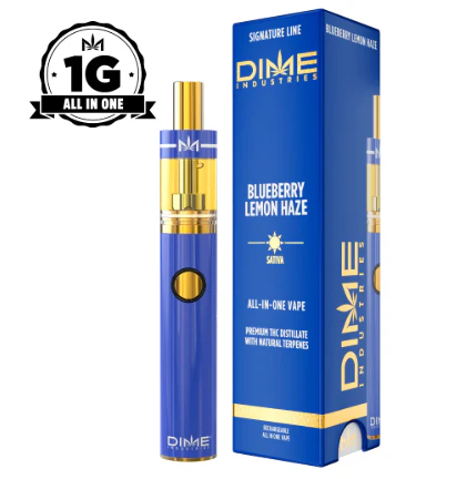 Dime Industries - Dime Blueberry Lemon Haze 1000mg All in One Device Main Image