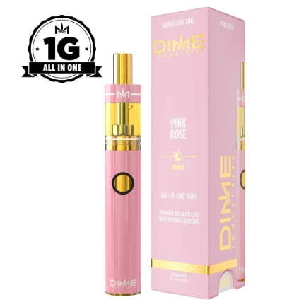 Dime Industries - Pink Rose 1000mg All in One Device Main Image