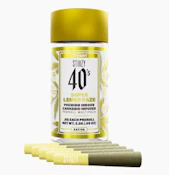 SUPER LEMON HAZE - .5G 40's Infused Preroll 5 Pack
