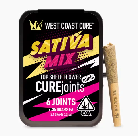 West Coast Cure - Sativa Mix - Top Shelf CUREjoint Minis 6 x .35g Main Image