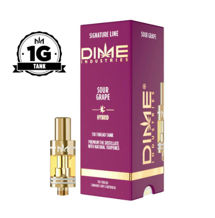 Dime Industries - Sour Grape 1000mg Tank Main Image