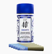 Stiiizy BISCOTTI - .5G 40's Infused Preroll Pack