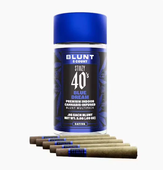 STIIIZY - Stiiizy BLUE DREAM - .5G 40's Infused Mini Blunt 5 Pack Main Image