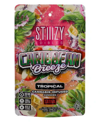 STIIIZY - Stiiizy CARIBBEAN BREEZE - Gummies 100mg THC Edibles Main Image