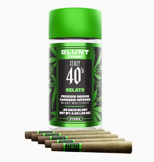 STIIIZY - Stiiizy GELATO - .5G 40's Infused Mini Blunt 5 Pack Main Image