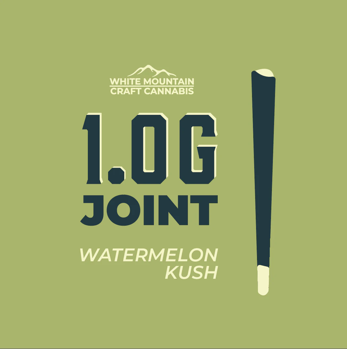 White Mountain Craft Cannabis - 1g Preroll | Watermelon Kush Main Image