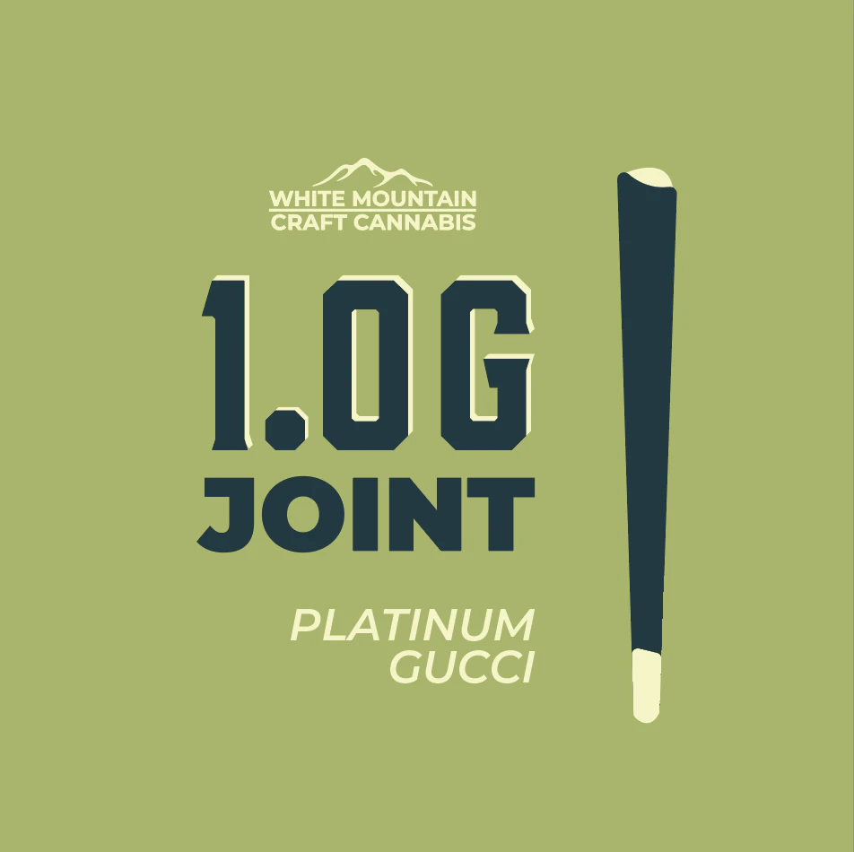 White Mountain Craft Cannabis - 1g Preroll | Platinum Gucci Main Image