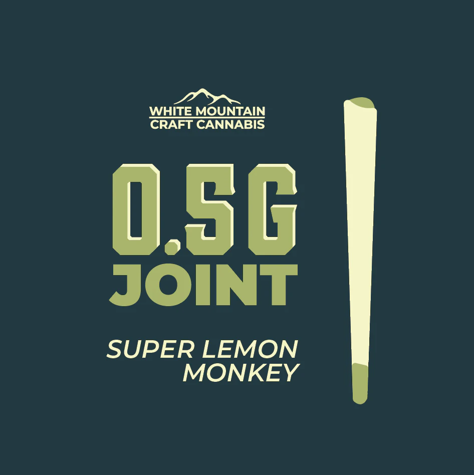 White Mountain Craft Cannabis - 0.5g Preroll | Super Lemon Monkey Main Image