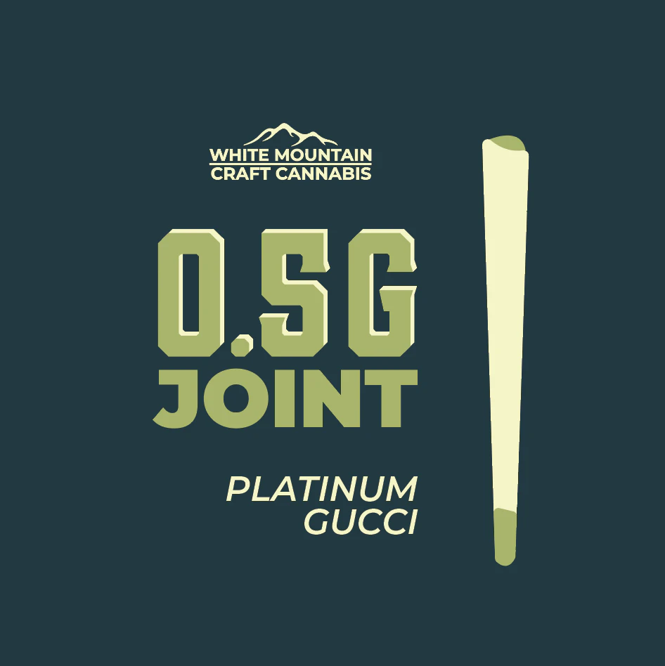 White Mountain Craft Cannabis - 0.5g Preroll | Platinum Gucci Main Image
