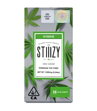 STIIIZY - Vape Cartridge - BLUE BURST 1G Original THC Pod - STIIIZY Main Image