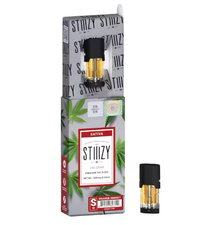 STIIIZY - Vape Cartridge - ORANGE SUNSET 1G Original THC Pod - STIIIZY Main Image