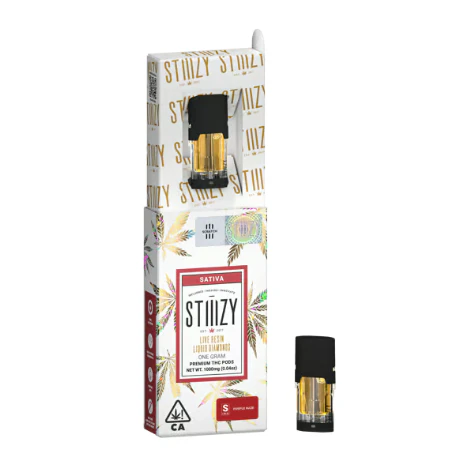 STIIIZY - Vape Cartridge - PURPLE HAZE 1G Live Resin Liquid Diamonds Pod - STIIIZY Main Image
