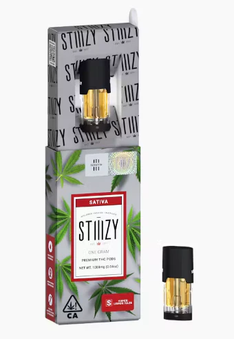 STIIIZY - Vape Cartridge - SUPER LEMON HAZE 1G Original THC Pod - STIIIZY Main Image