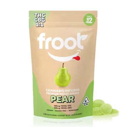Froot - Froot Gummies Pear CBG 1:1 Main Image