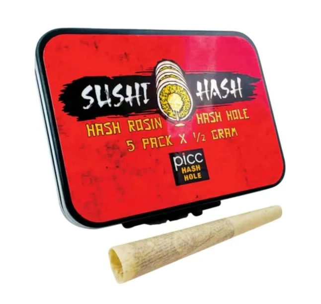 PICC - Picc | Sushi Hash | Hash Hole Rosin | Pre-Roll | Apple Fritter X Super Boof | 5 Pk | 2.5g Main Image