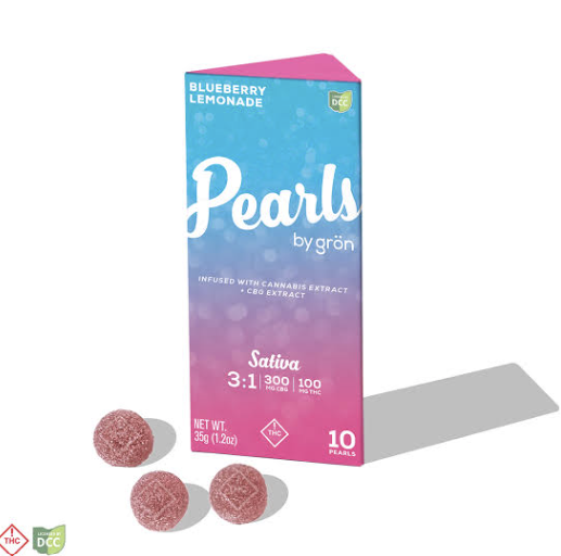 Grön Edibles: Pearls - Blueberry Lemonade