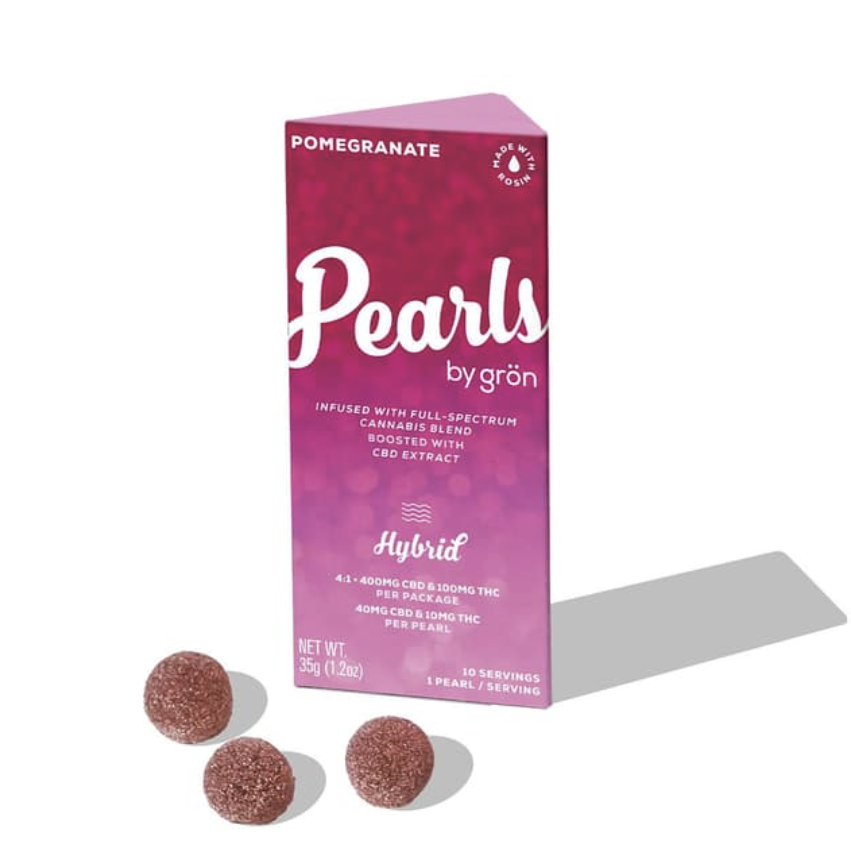 Grön Edibles: Pearls - Pomegranate