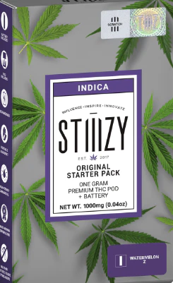 STIIIZY - Vape Cartridge - WATERMELON Z 1G Original THC Pod - STIIIZY Main Image