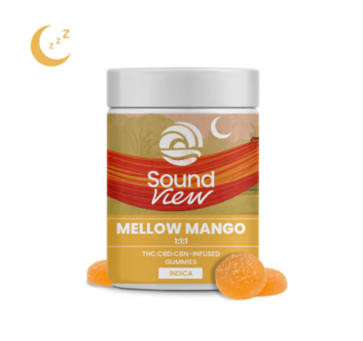 SoundView - SoundView Mellow Mango 1:1:1 Gummies T98.8mg C108.6mg C105.2mg I 00300 Main Image