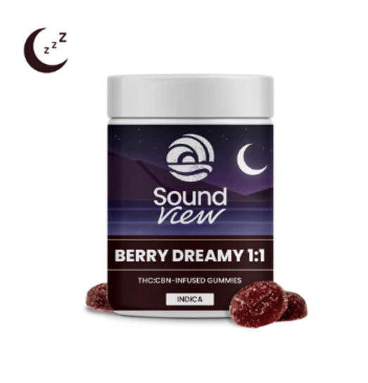 SoundView - Berry Dreamy 1:1 CBN Gummies T96.6mg C104.4mg I 00307 Main Image