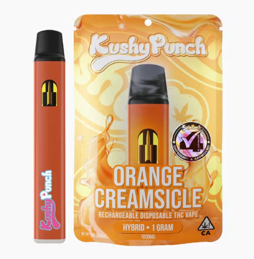 Kushy Punch - 1G Kushy Punch Vape - Orange Creamsicle Main Image