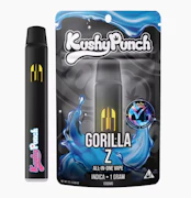 1G Kushy Punch Vape All-In-One- Gorilla Z