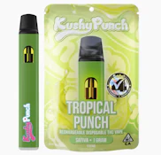 1G Kushy Punch Vape All-In-One- Tropical Punch - P